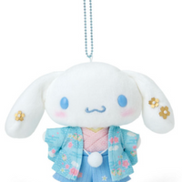 Sanrio Original Mascot Holder - Cinnamoroll : Kimono Light Blue