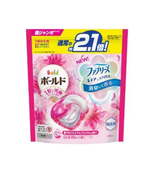 P&G Bold Gel Ball 4D Premium Blossom Scentt Super Jumbo Size 22 Pieces