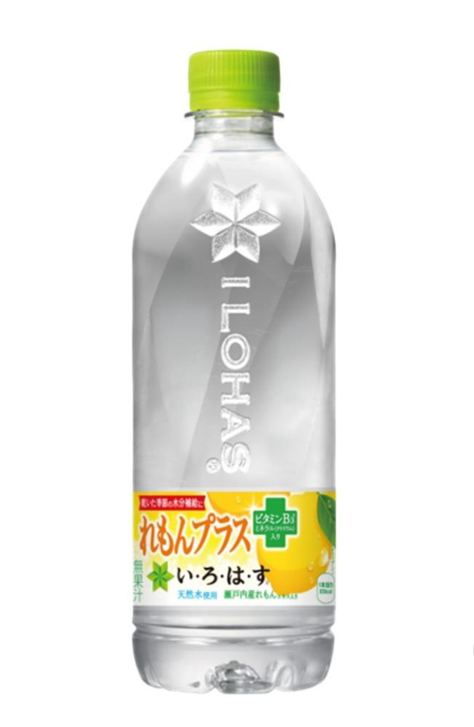 Irohasu Lemon Natural Water 540mL