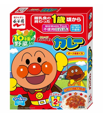 Nagatanien Anpanman Mini Pack Curry Pork Sweet 100g