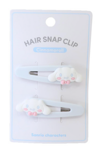 Sanrio Hair Clip Set of 2 - Cinnamoroll : Smile
