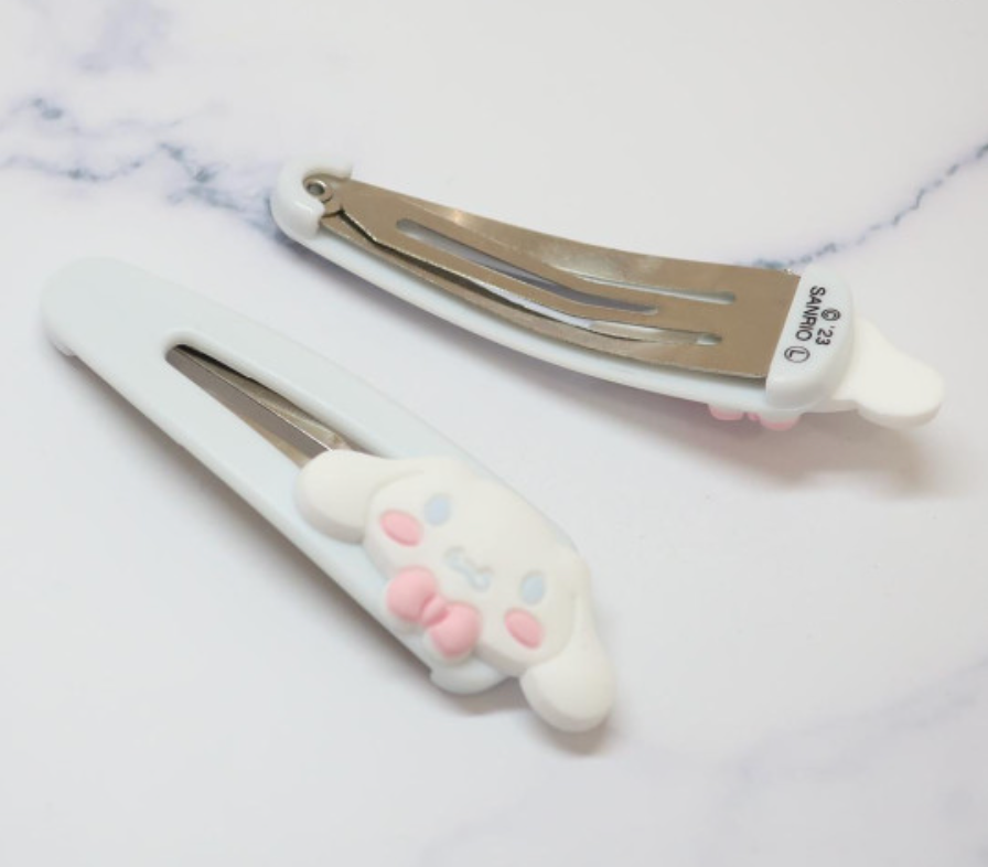 Sanrio Hair Clip Set of 2 - Cinnamoroll : Smile