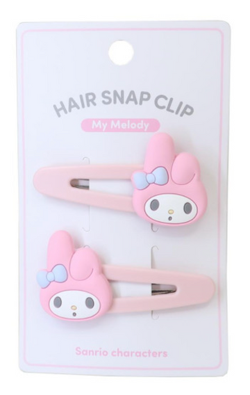 Sanrio Face-shaped Hair Clip Set - My Melody