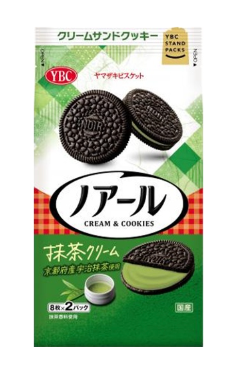 YBC MATCHA CREAM BISCUITS 166G