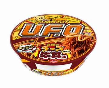 NISSIN YAKISOBA CHEESE BEEF FLV 107G