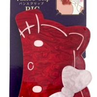 Sanrio Pearl Acrylic Hair Claw Clip - Hello Kitty : Ribbon