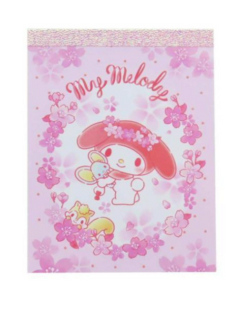 Sanrio Mini Notepad - My Melody Sakura B