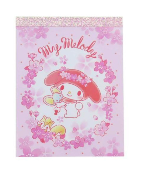 Sanrio Mini Notepad - My Melody Sakura B