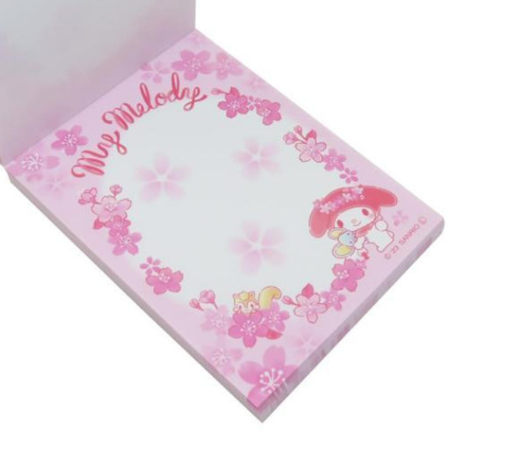 Sanrio Mini Notepad - My Melody Sakura B