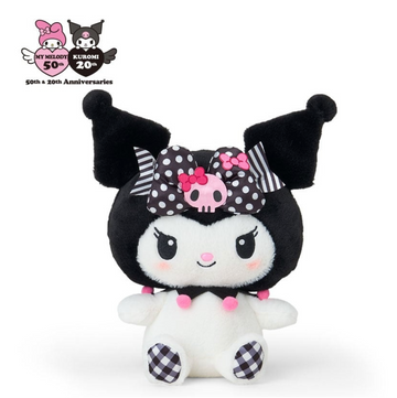 Sanrio Plush Toy (S) - Kuromi : Black Pink Party
