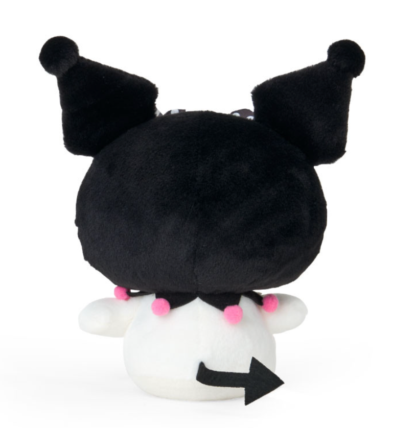 Sanrio Plush Toy (S) - Kuromi : Black Pink Party