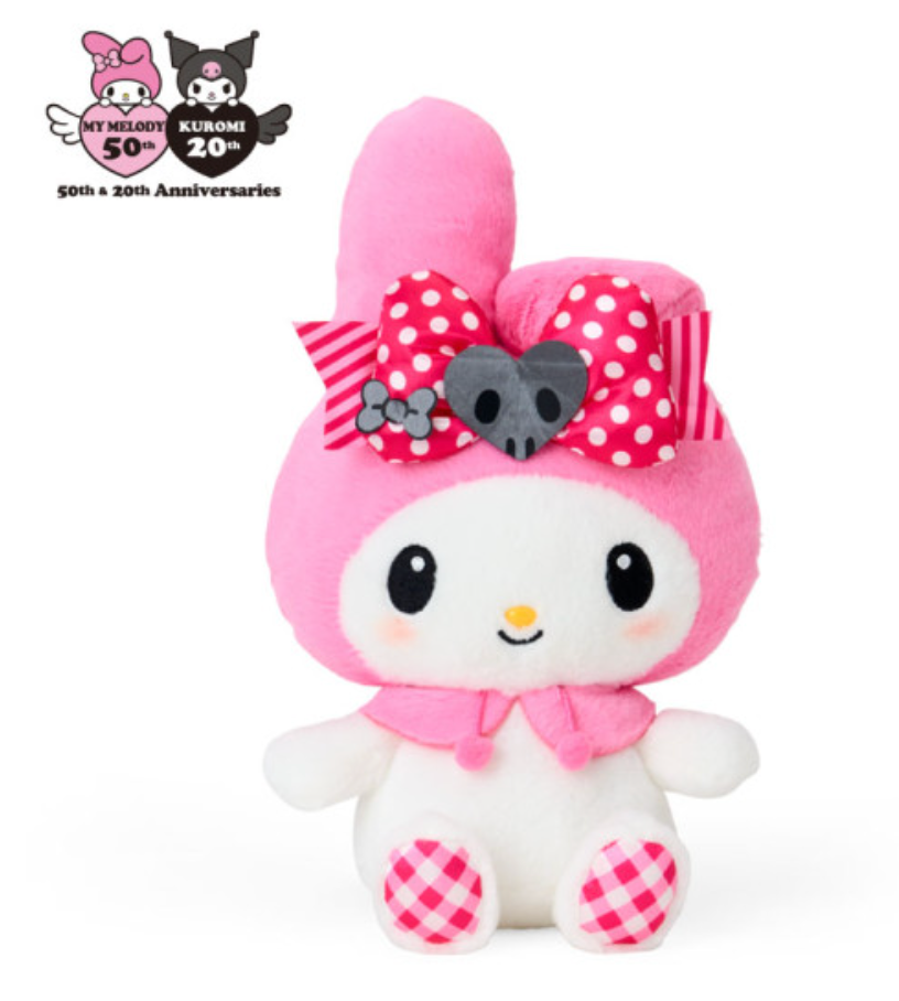Sanrio Plush Toy (S) - My Melody : Black Pink Party