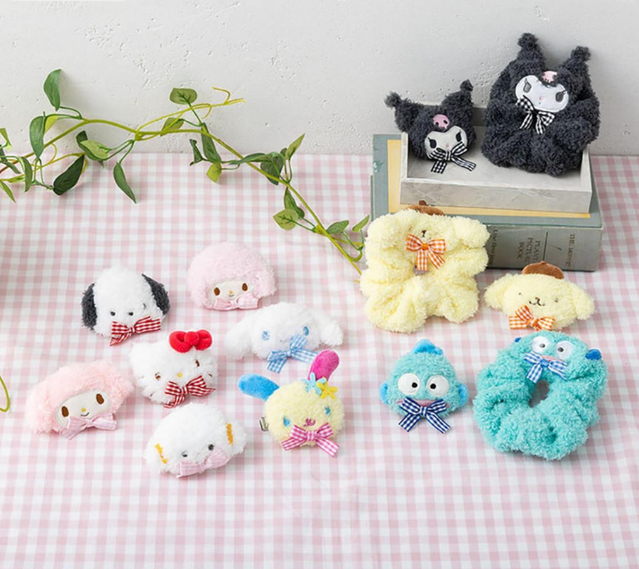Sanrio Original Face-shaped Scrunchie - Pompompurin