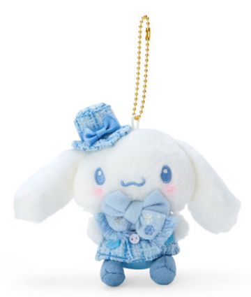 Sanrio Plush Mascot Holder - Cinnamoroll (Winter Outfits)