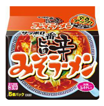 Sapporo Ichiban Miso Ramen Spicy and Delicious 5 Pieces