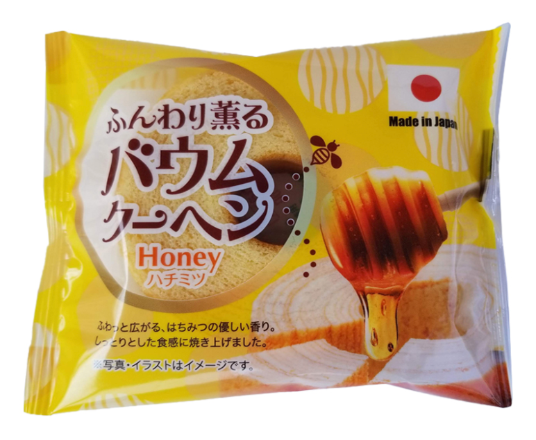 Japanese Baumkuchen Honey Flavor 55g