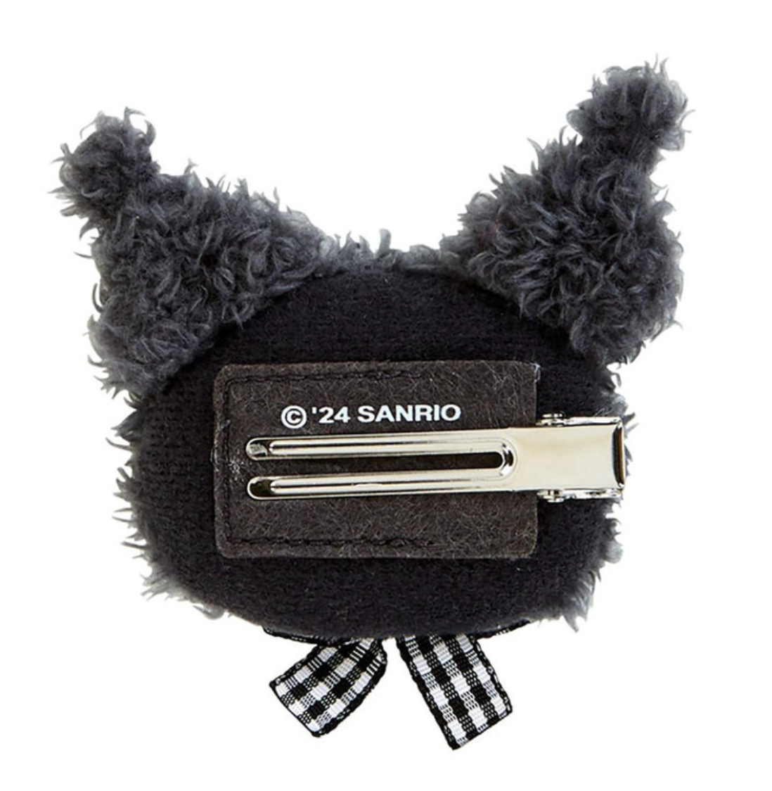 Sanrio Face Shape Hair Clip - Kuromi
