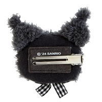 Sanrio Face Shape Hair Clip - Kuromi