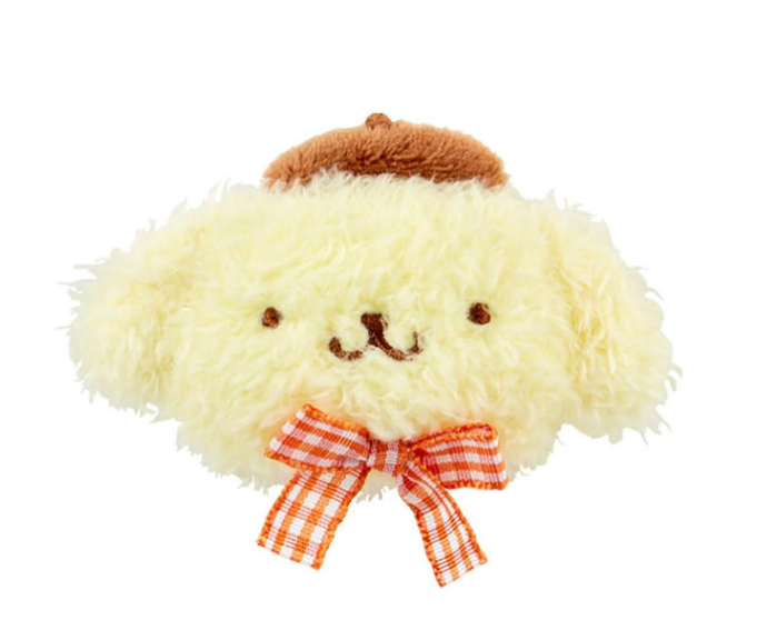 Sanrio Face Shape Hair Clip - Pompompurin