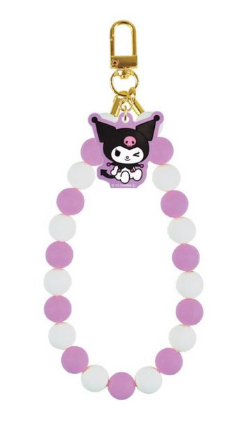 Sanrio Rubber Bead Strap Kuromi
