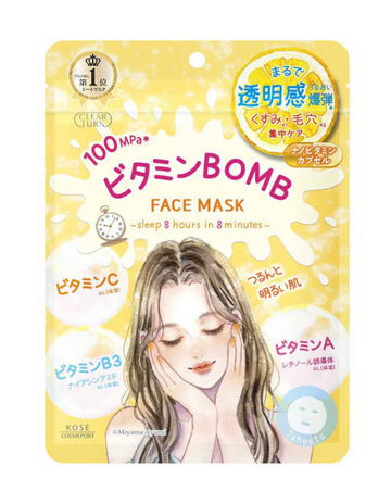 Kose Cosmeport Clear Turn Vitamin BOMB Mask 7 Pieces