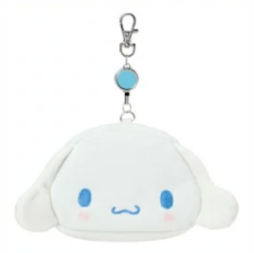 Sanrio Original Face-shaped Pass Case & Pouch - Cinnamoroll