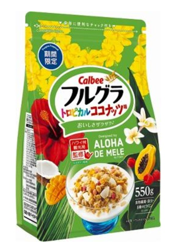 Calbee Granola Tropical Coconut 550g
