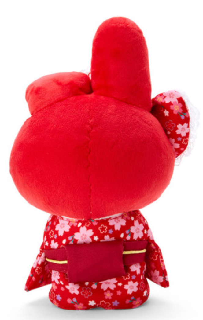 Sanrio Plush Toy (S) - My Melody : Sakura Kimono Red