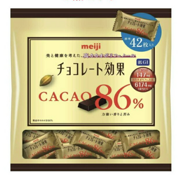 Meiji Chocolate Effect Cacao 86% Large Bag 210G