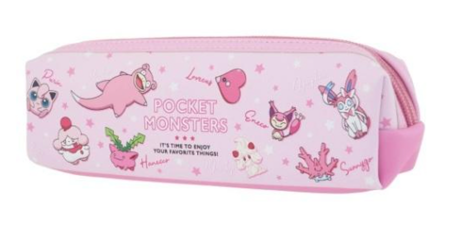 Pokemon Character Pencil Case Pink