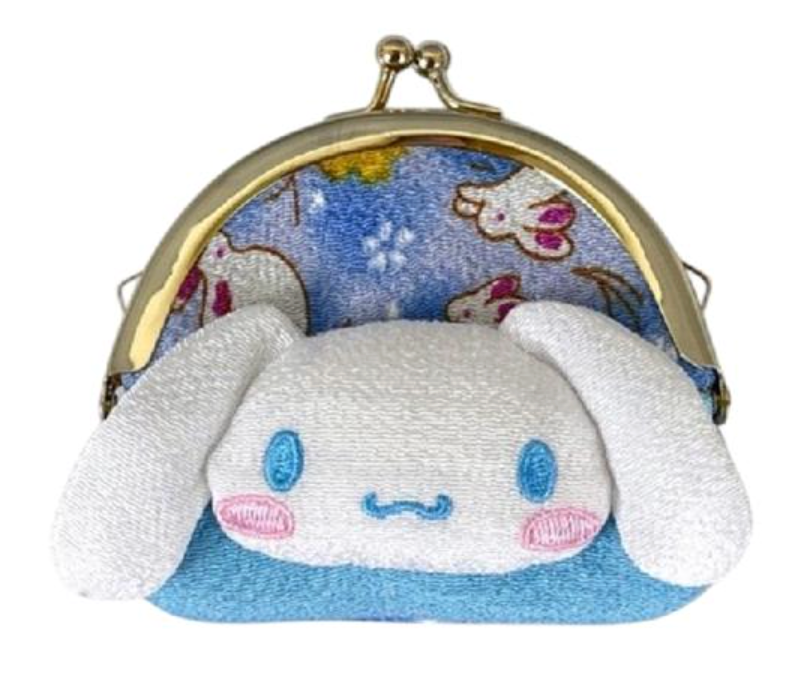 Sanrio Plush Coin Purse with Metal Clasp – Cinnamoroll