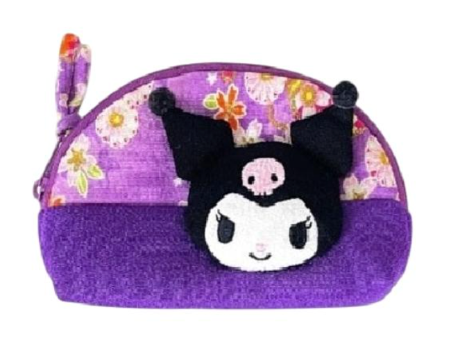 Sanrio Kuromi Face Round Pouch