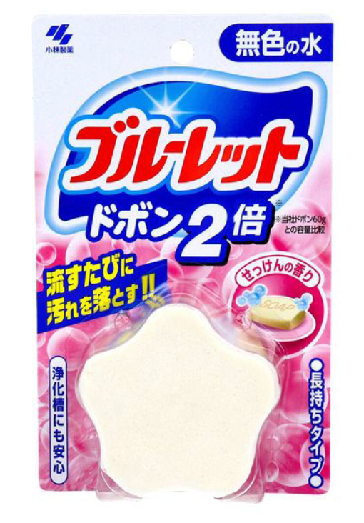 Kobayashi Pharmaceutical Bluelet Dobon 2x Toilet Cleaner Soap Scent 120g