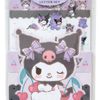 Sanrio Original Character Shaped Letter Set - Kuromi