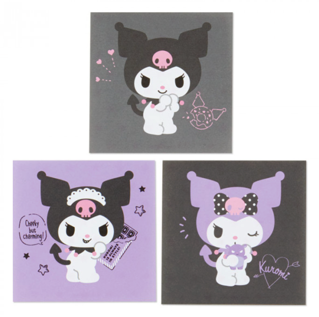 Sanrio Square Memo Pad - Kuromi