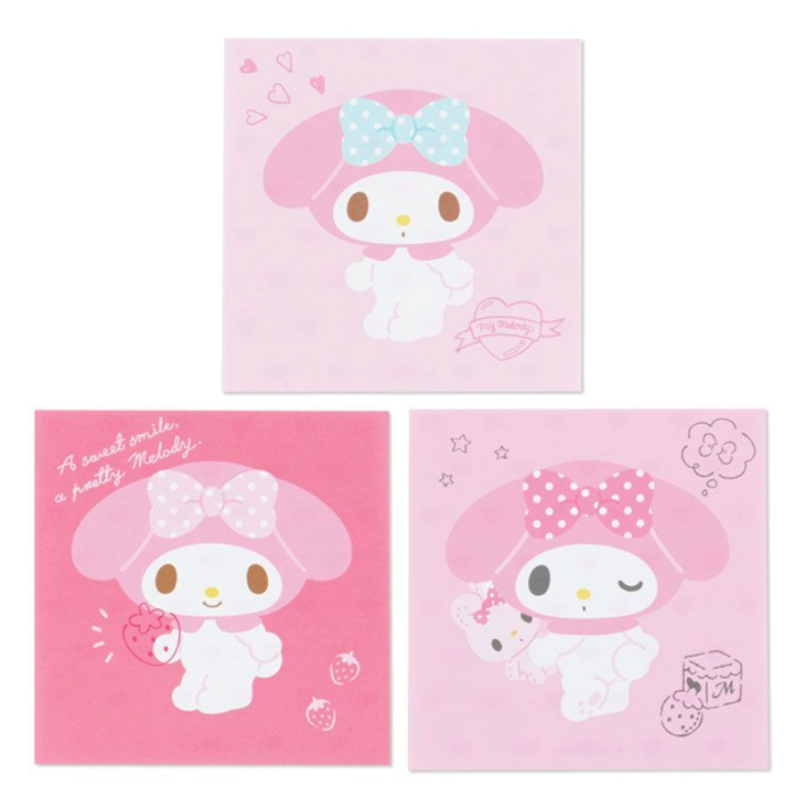 Sanrio Square Memo Pad - My Melody