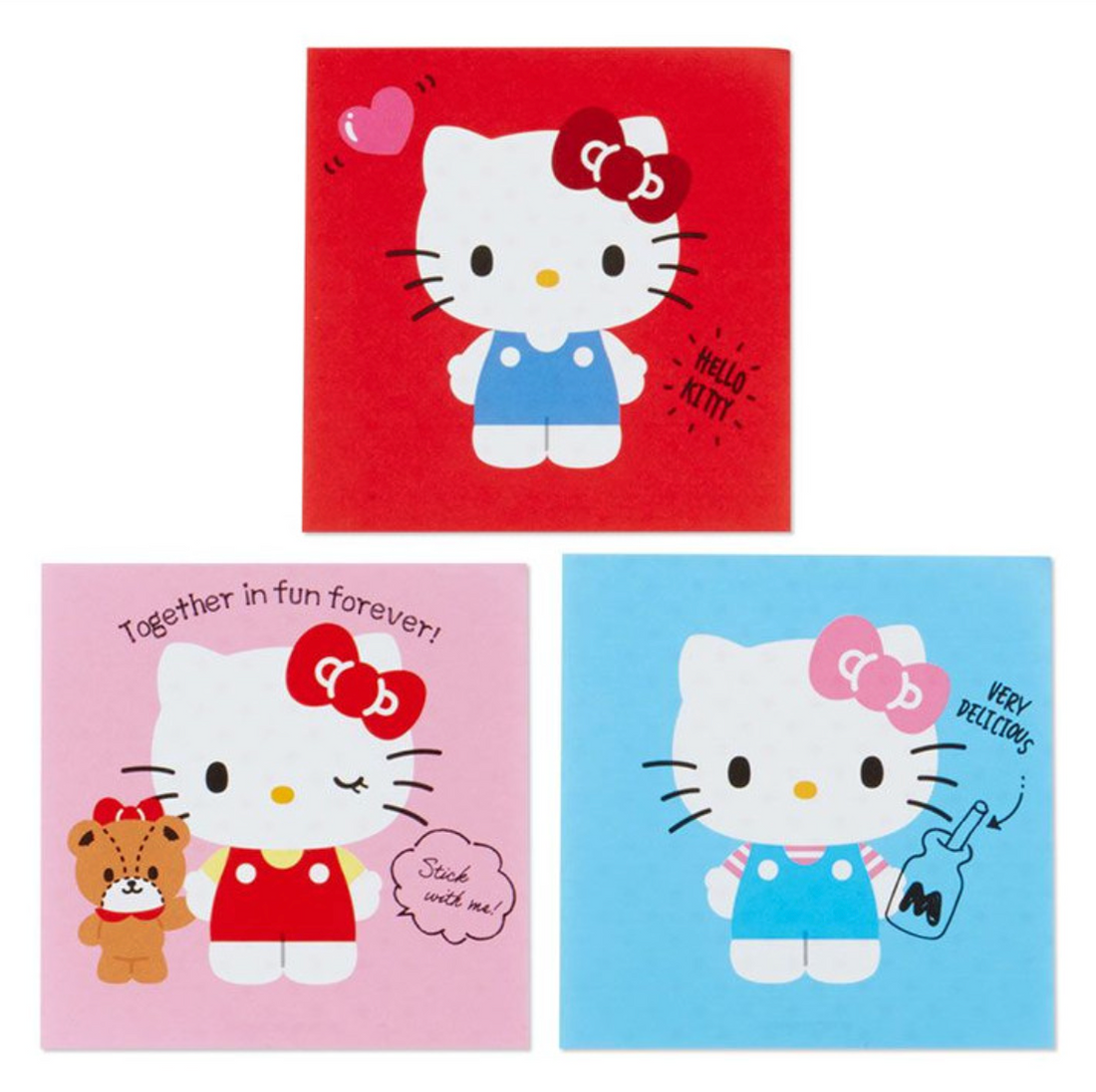 Sanrio Square Memo Pad - Hello Kitty