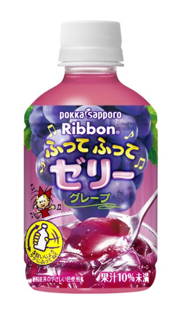 Pokka Shake Shake Jelly Grape 295g