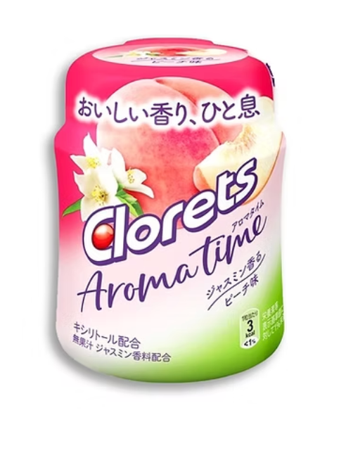 Mondelez Clorets Gum Bottle Jasmine Peach 121G