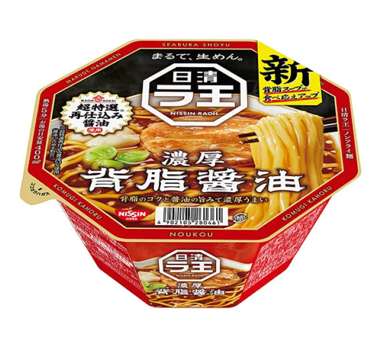 Nissin Raoh Back Fat Soy Sauce Flavour 112G