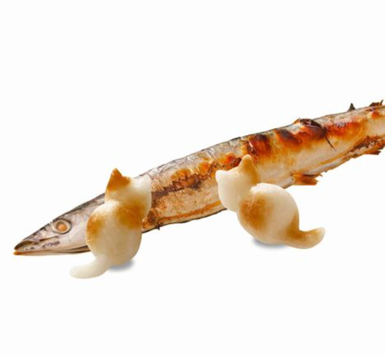 Kokubo Neko Grated Radish Mold – Cat Shape for Radish or Sushi