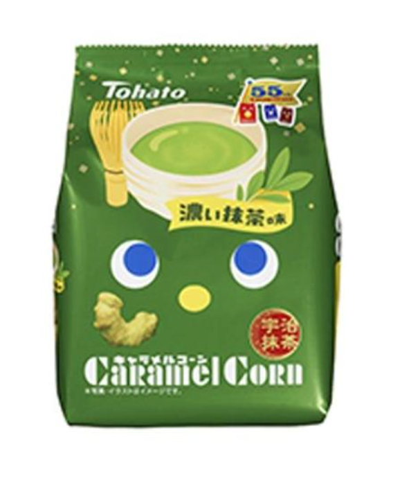 Tohato Caramel Corn Rich Matcha Flavor 62g