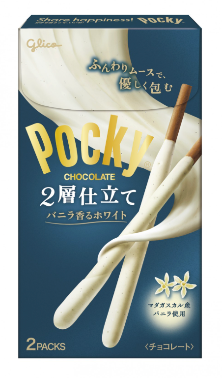 Glico Pocky Double-Layered White Vanilla