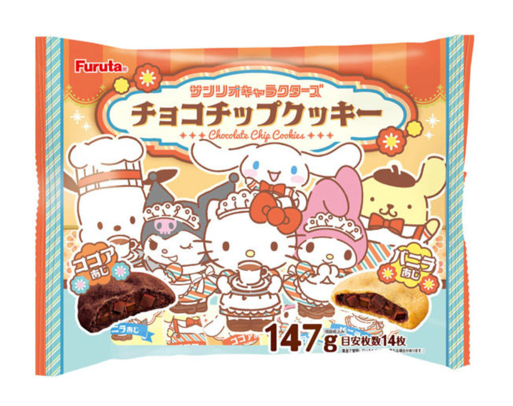 Sanrio Characters Chocolate Chip Cookies 147G