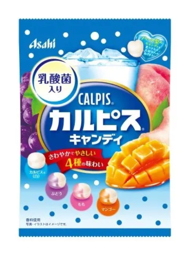 Asahi Calpis Candy Assorted 4 Flavours 100g