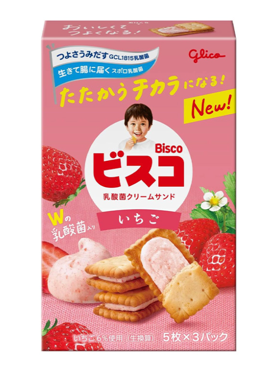 Glico Bisco Strawberry Flv 64.8g
