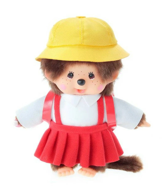 Monchhichi x Chibi Maruko-Chan Plush/Charm Keychain