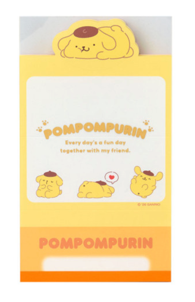 Sanrio Original Hand Delivery Memo - Pompompurin