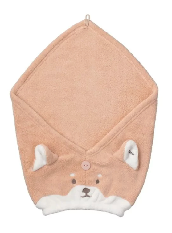 CB Japan Carari Zooie Fam Absorbent Animal Hair Turban – Shiba Inu (1 Piece)