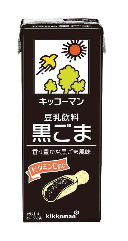 Kikoman Black Sesame Soy Milk 200ML